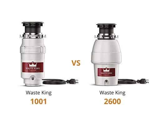 Waste King 1001 vs 2600
