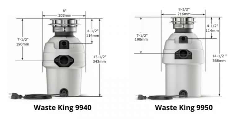 Waste King 9940 vs 9950 – Which is a better garbage disposal? – DisposalXT