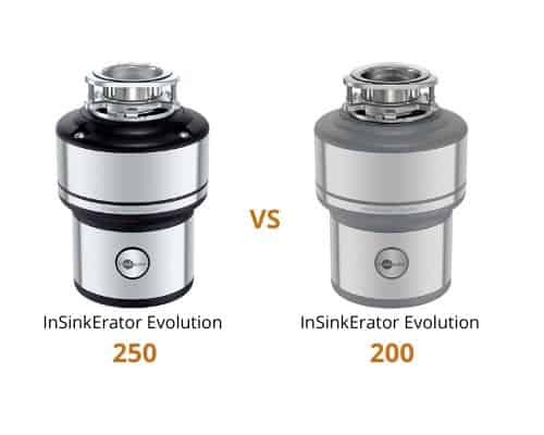 InSinkErator Evolution 200 vs 250 garbage disposals