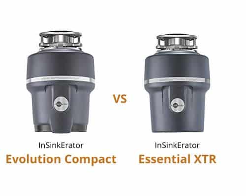 InSinkErator Evolution Compact vs Essential XTR