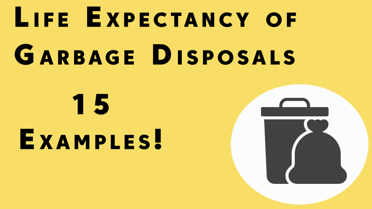 The Life Expectancy of Garbage Disposals (With 15 Examples)